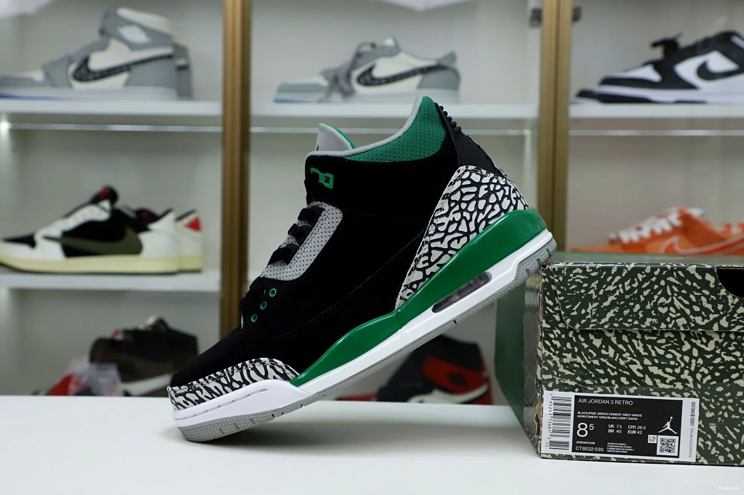PINE HighQuality AIR 3 GREEN JORDAN Kimikick 2024 0523
